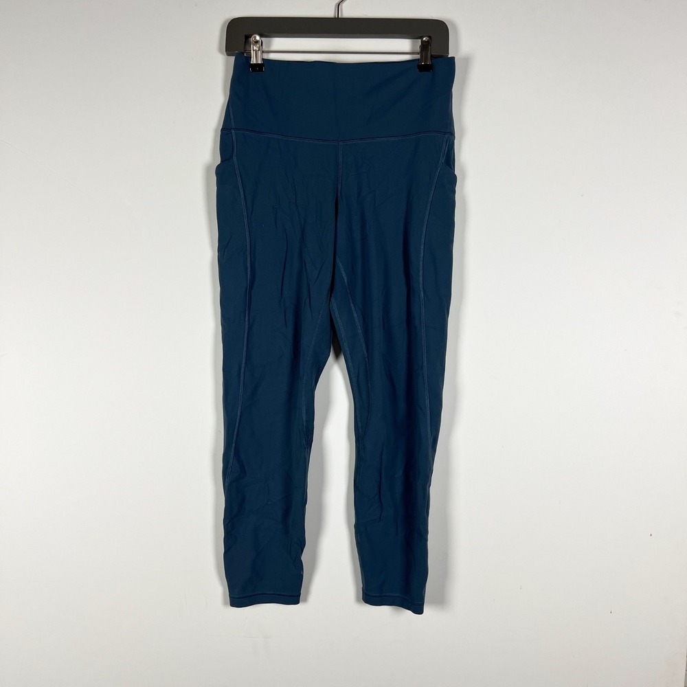 Lululemon Women's Align High Rise Pant With Pockets 25" Blue Borealis Leggings
